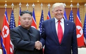Kim Jong Un with Trump