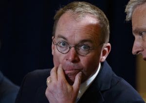 White House acting chief of staff Mick Mulvaney