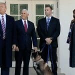 Trump holds photo op with military dog after protecting accused war criminal