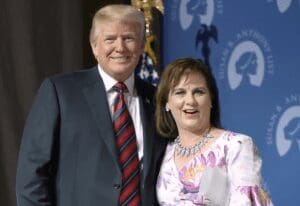Trump with SBA List leader Marjorie Dannenfelser
