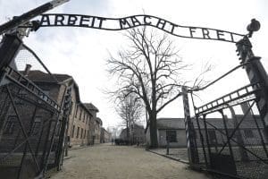 The Nazi concentration camp Auschwitz-Birkenau in Oswiecim, Poland