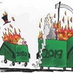 Cartoon: Goodbye 2019, Hello 2020