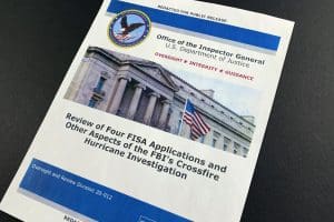 Justice Department inspector general report, Russia probe, FISA