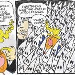 Cartoon: Trump Pro-Something-Something Rally