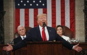 Donald Trump delivers his State of the Union