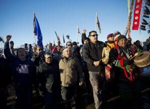 Tribal protest, oil pipelines