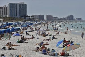 Virus Outbreak Florida Beaches