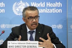 Tedros Adhanom Ghebreyesus, director -general of the World Health Organization