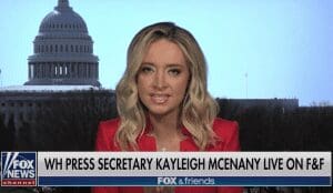 White House press secretary Kayleigh McEnany on Fox News