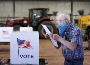 Wisconsin voter on Election Day