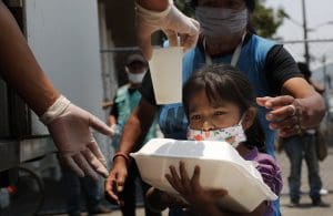 Virus Outbreak Mexico, masks, child