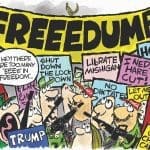 Cartoon: Michigan Freeedumb