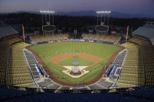 Dodger Stadium-Voting Center Baseball