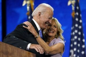 Joe Biden with wife, Jill