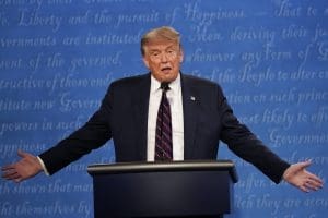 Donald Trump at debate