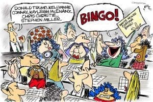 Cartoon: Corona Bingo