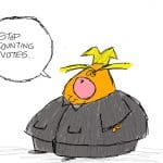 Cartoon: Stop counting votes