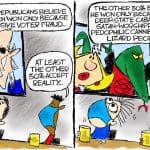 Cartoon: Deep state voter fraud