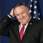 Pompeo hosts huge holiday party as US virus deaths set new record