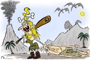 Cartoon: Cave dweller