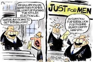 Cartoon: Runny drippy lawsuits