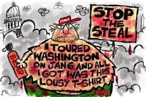 Cartoon: Washington tourist