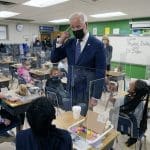 Biden meets goal of getting elementary and middle schools reopened by 100-day mark