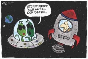 Cartoon: Space Bezos