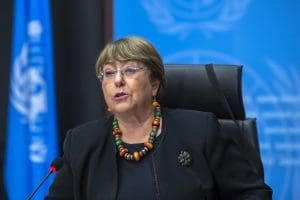 Michelle Bachelet, UN High Commissioner for Human Rights