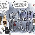 Cartoon: Treason for Tucker