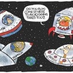 Cartoon: Billionaires in space