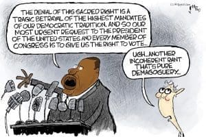 Cartoon: Give us the ballot