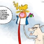 Cartoon: Puppet propaganda