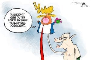 Cartoon: Puppet propaganda