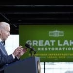 Biden celebrates Great Lakes infrastructure project Trump tried to kill