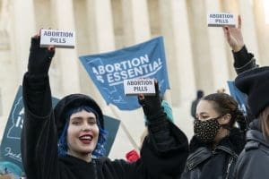 Abortion rights advocates