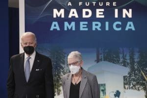 President Joe Biden and climate adviser Gina McCarthy