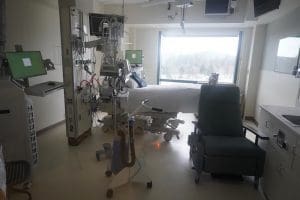 COVID ward hospital room
