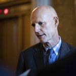 Rick Scott denies (again) the fact that his plan would raise taxes for poor families