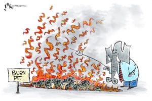 Cartoon: Toasting troops
