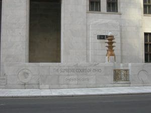 The Ohio Supreme Court building in Columbus, Ohio.