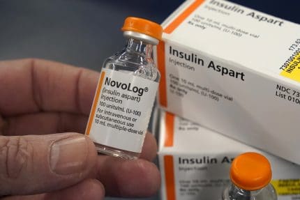 Insulin is displayed at Pucci's Pharmacy in Sacramento, Calif., July 8, 2022.