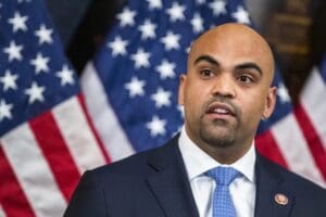 Rep. Colin Allred, D-Texas, speaks during a news conference on Capitol Hill in Washington on Wednesday, June 24, 2020. Allred says he'll run for the U.S. Senate in 2024, becoming an early challenger to Republican Sen. Ted Cruz.