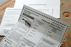 Pennsylvania 2022 mail-in ballot