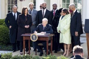 Joe Biden signs Emmett Till Antilynching Act