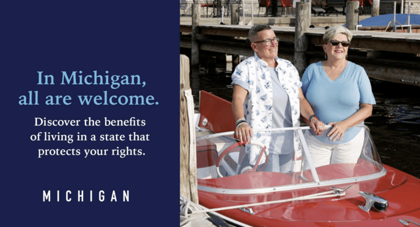 One of three targeted ads in Republican states created by Michigan’s Economic Development Corporation.